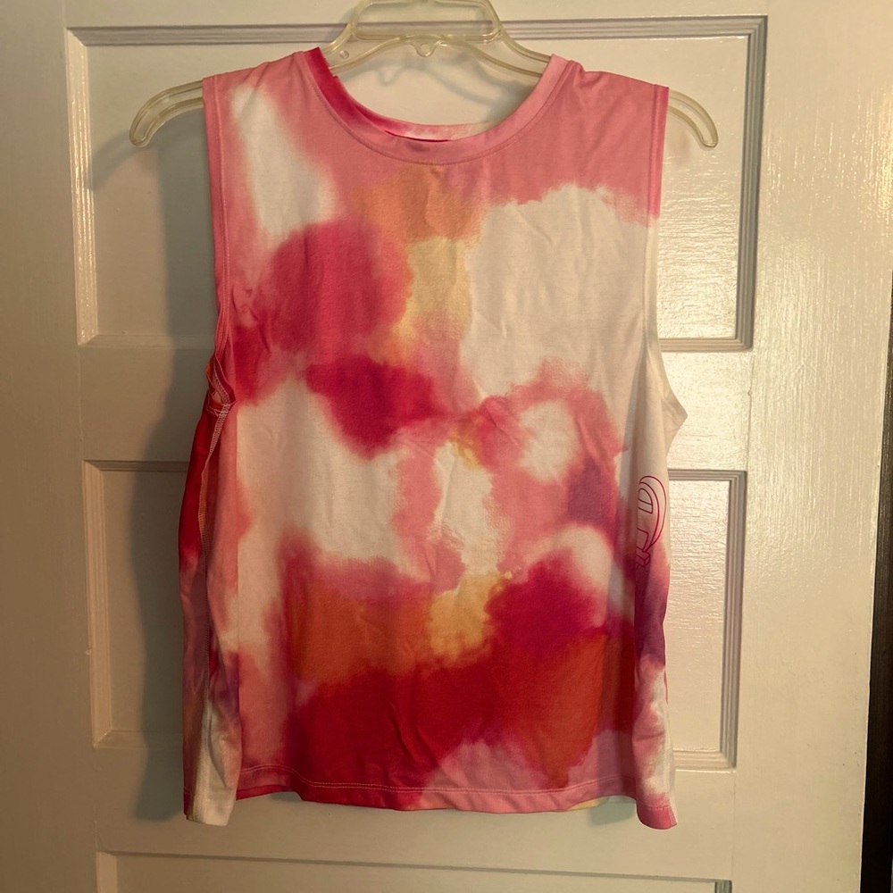 Champion tie dye athletic tank top, M